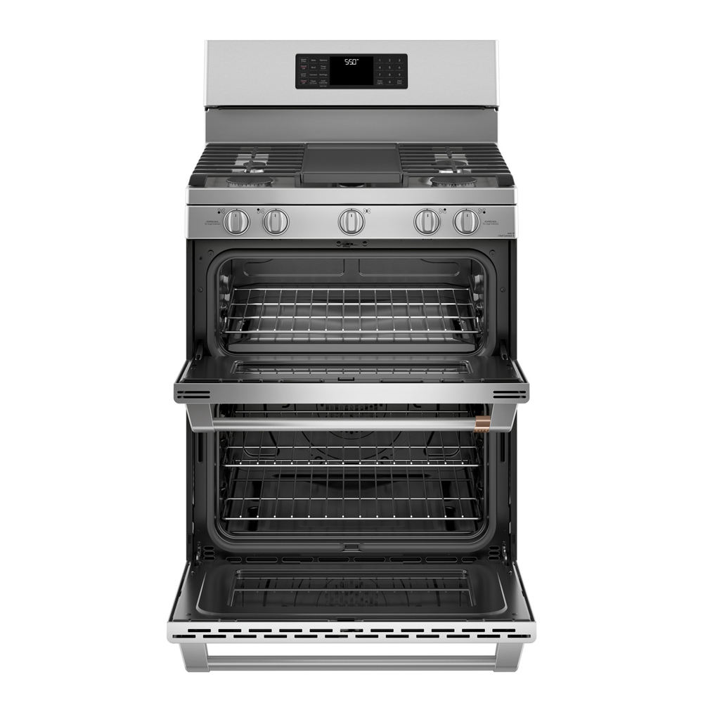 Accueil Digital Timer Contrôle du pain à pâtisserie intégrée four à pizza de 30 pouces Range de gaz